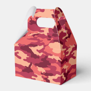 MARTIAN DESERT CAMO / CAMOUFLAGE DAZZLE PATTERN FAVOUR BOX