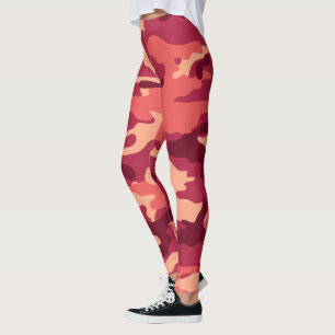 MARTIAN DESERT CAMO / CAMOUFLAGE DAZZLE PATTERN LEGGINGS