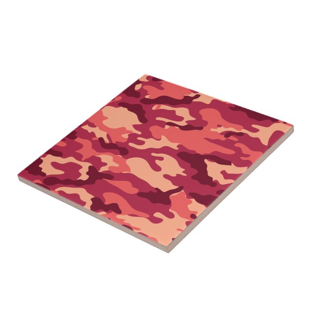 MARTIAN DESERT CAMO / CAMOUFLAGE DAZZLE PATTERN TILE (Side)