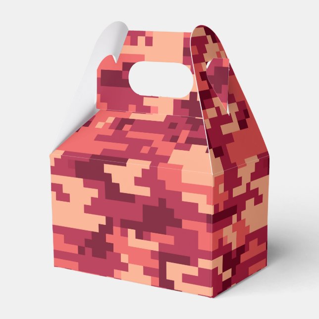 MARTIAN DESERT DIGITAL CAMO / CAMOUFLAGE FAVOUR BOX (Front Side)