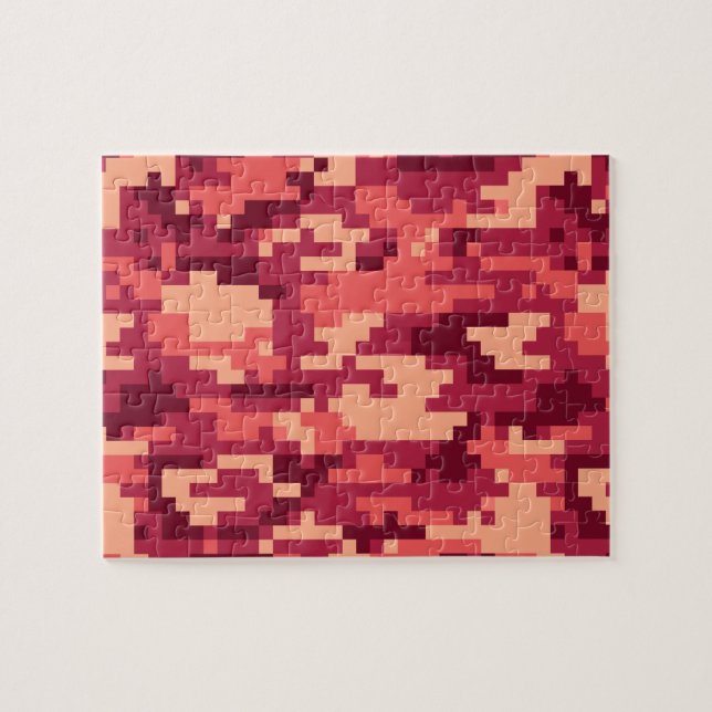 MARTIAN DESERT DIGITAL CAMO / CAMOUFLAGE JIGSAW PUZZLE (Horizontal)