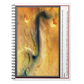 Martian lake notebook