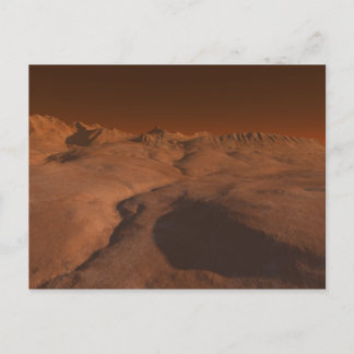 Martian Landscape Postcard