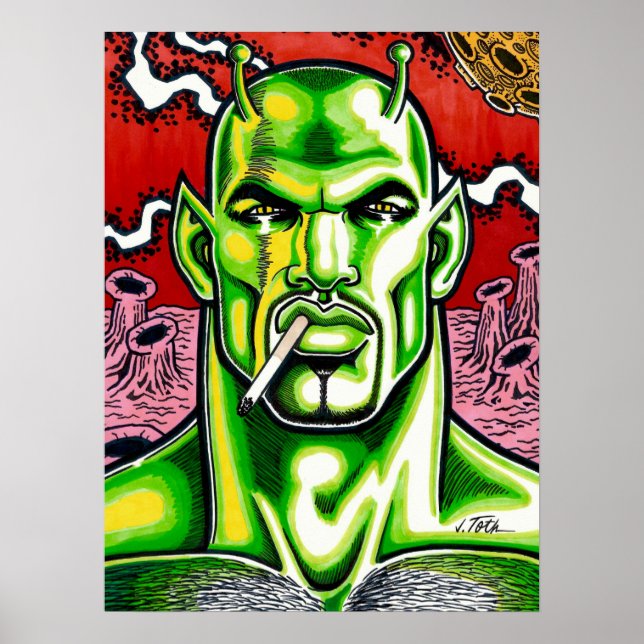 Martian Machismo Poster (Front)