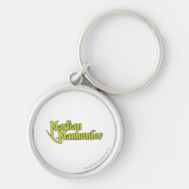 Martian Manhunter Logo Key Ring (Front)