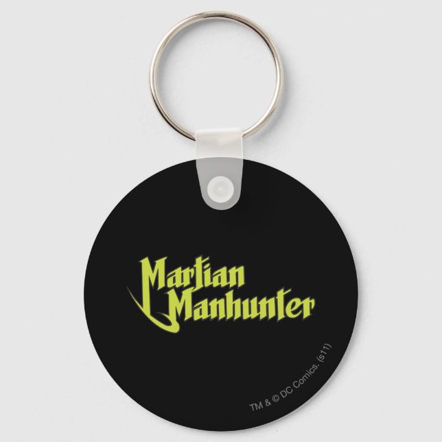 Martian Manhunter Logo Key Ring (Front)