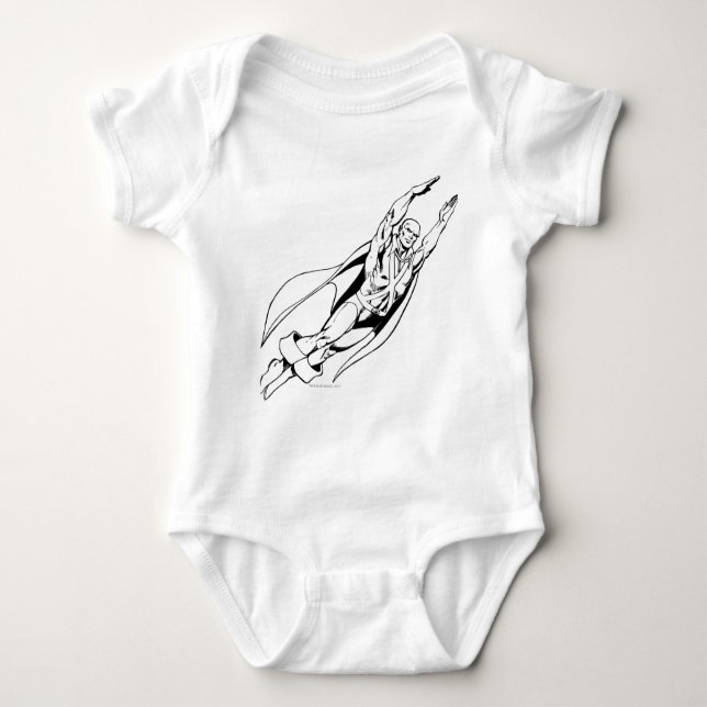 Martian Manhunter Soars 4 Baby Bodysuit (Front)