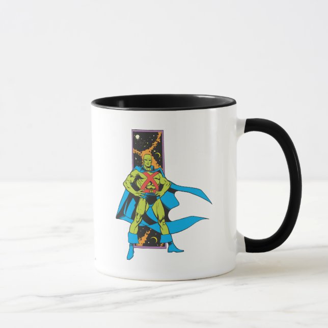 Martian Manhunter & Space Backdrop Mug (Right)