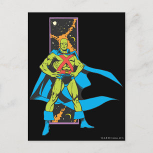 Martian Manhunter & Space Backdrop Postcard