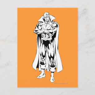 Martian Manhunter Standing Outline Postcard