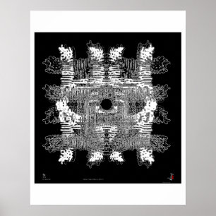 "Martian Poetry Artefact No. 0810110" Poster