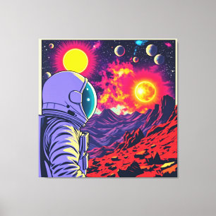 MARTIAN SETTLERS 5 CANVAS PRINT