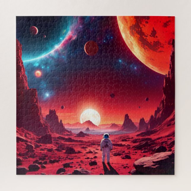 MARTIAN SETTLERS JIGSAW PUZZLE (Vertical)