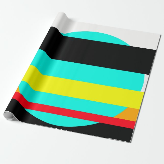 Martian sunset wrapping paper (Unrolled)