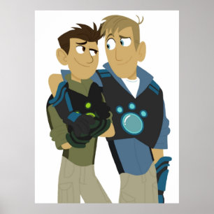 Martin and Chris Kratt Wild Kratts Poster