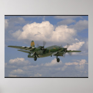 Martin B26 Marauder_WWII Planes Poster