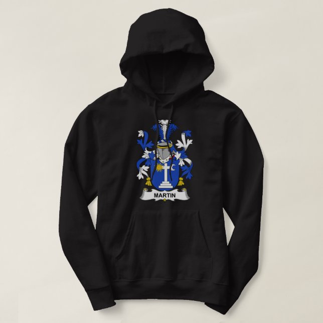 Martin Coat of Arms  Family Crest  Hoodie (Design Front)