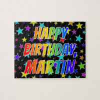 "MARTIN" First Name, Fun "HAPPY BIRTHDAY"