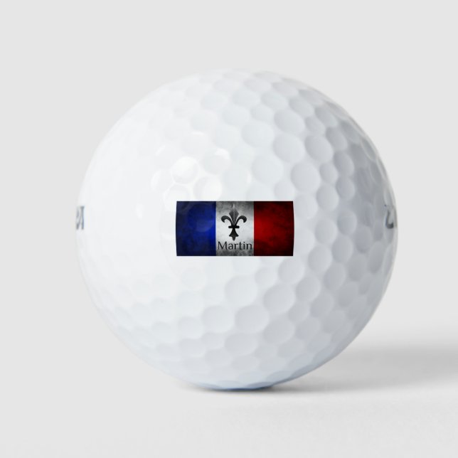 Martin French Flag Golf Balls (Front)