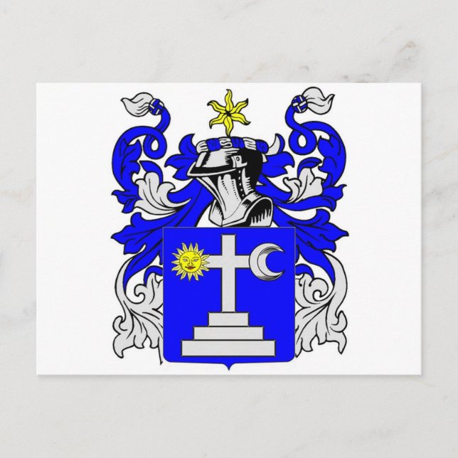 Martin (Irish) Coat of Arms Postcard (Front)