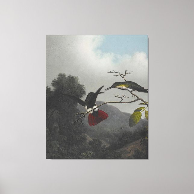 MARTIN J. HEADE - Black-throated Mango - 1863-64 - Canvas Print (Front)