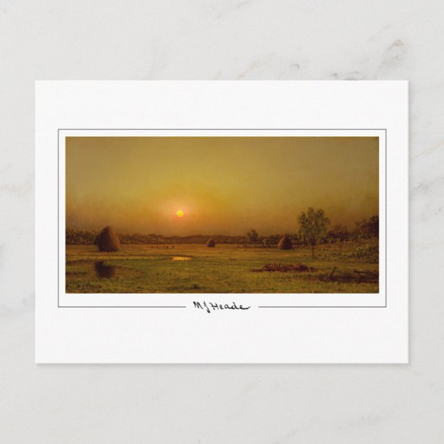 Martin Johnson Heade #114 - Fine Art Postcard (Front)