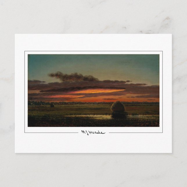 Martin Johnson Heade #70 - Fine Art Postcard (Front)