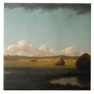 Martin Johnson Heade - Summer Showers Tile