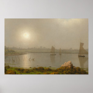 Martin Johnson Heade - York Harbour, Coast of Main Poster