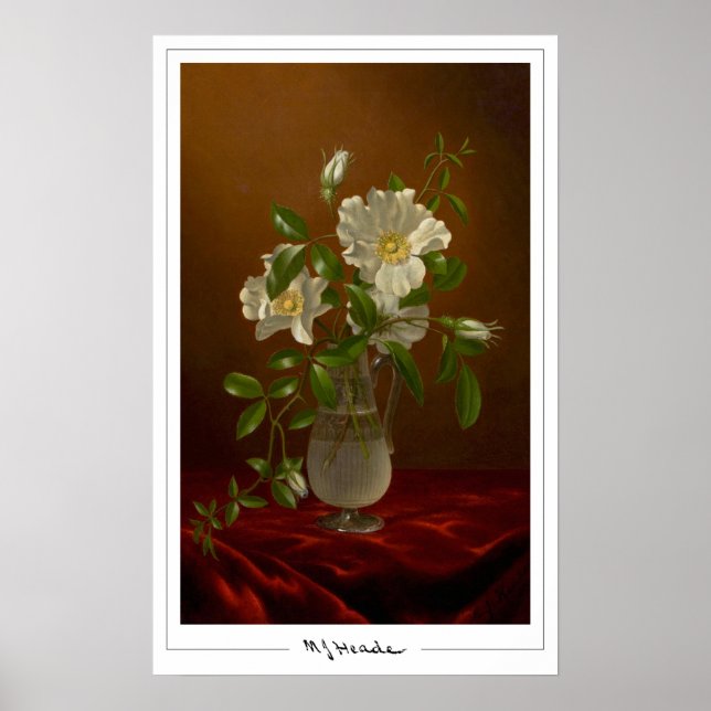 Martin Johnson Heade Zedign Art Poster #5 (Front)