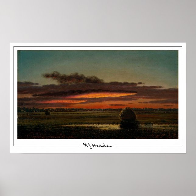 Martin Johnson Heade Zedign Art Poster #70 (Front)