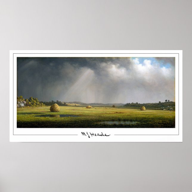 Martin Johnson Heade Zedign Art Poster #94 (Front)