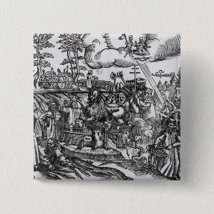 Martin Luther 15 Cm Square Badge