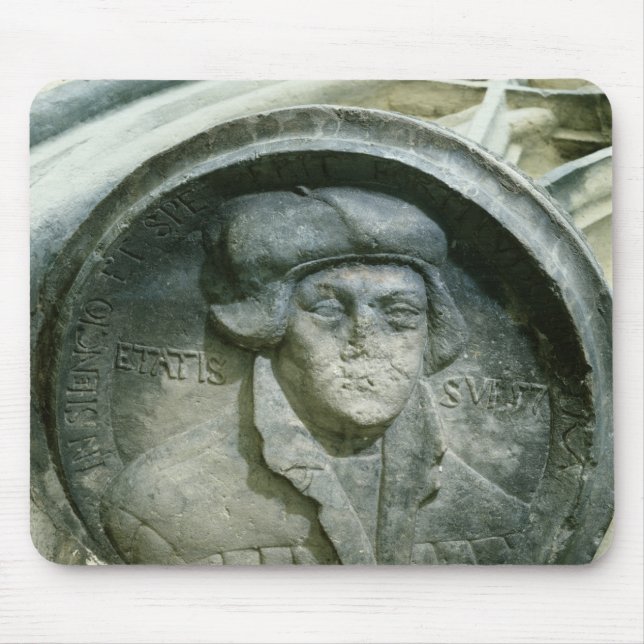 Martin Luther aged 57 with the Luther's Rose Mouse Pad (Front)