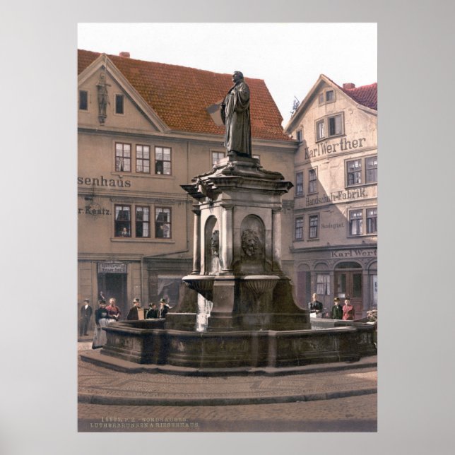 Martin Luther Fountain Poster (Front)