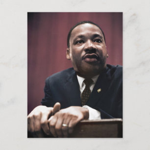 Martin Luther King Jr。 Postcard