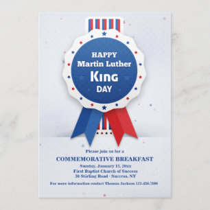 Martin Luther King Ribbon Invitation