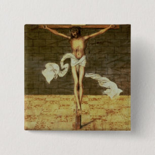 Martin Luther's Sermon 15 Cm Square Badge