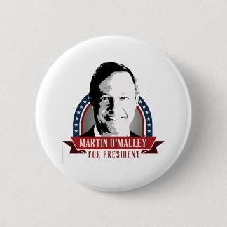 Martin O'Malley For President 2016 Spangled Banner 6 Cm Round Badge