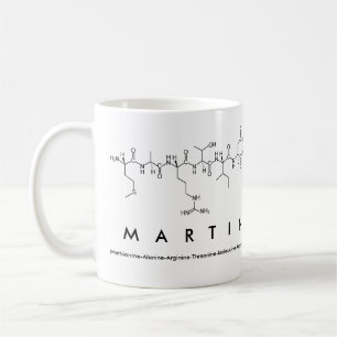 Martin peptide name mug