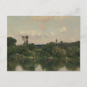 Martin Rico y Ortega - On the Seine Postcard