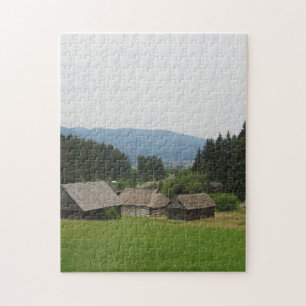 Martin Slovakia Rural Village Valley Photo Jigsaw Puzzle
