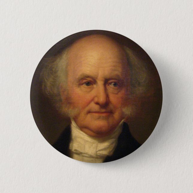 Martin Van Buren 8 6 Cm Round Badge (Front)
