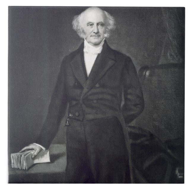 Martin Van Buren, 8th President of the United Stat Tile (Front)