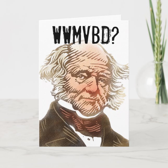 Martin Van Buren Card (Front)