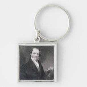 Martin Van Buren, engraved by E. Wellmore (engravi Key Ring