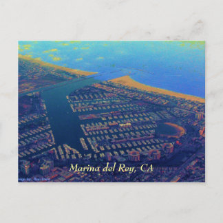 Martina del Rey, Marina del Rey, CA Postcard