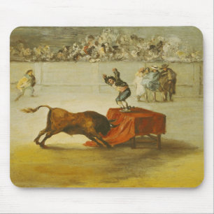 Martincho's Other Folly in the Bull Ring Mouse Pad