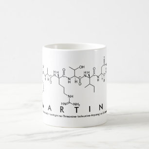 Martine peptide name mug