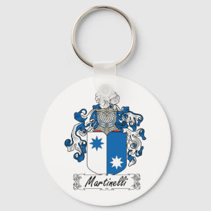 Martinelli Family Crest Key Ring